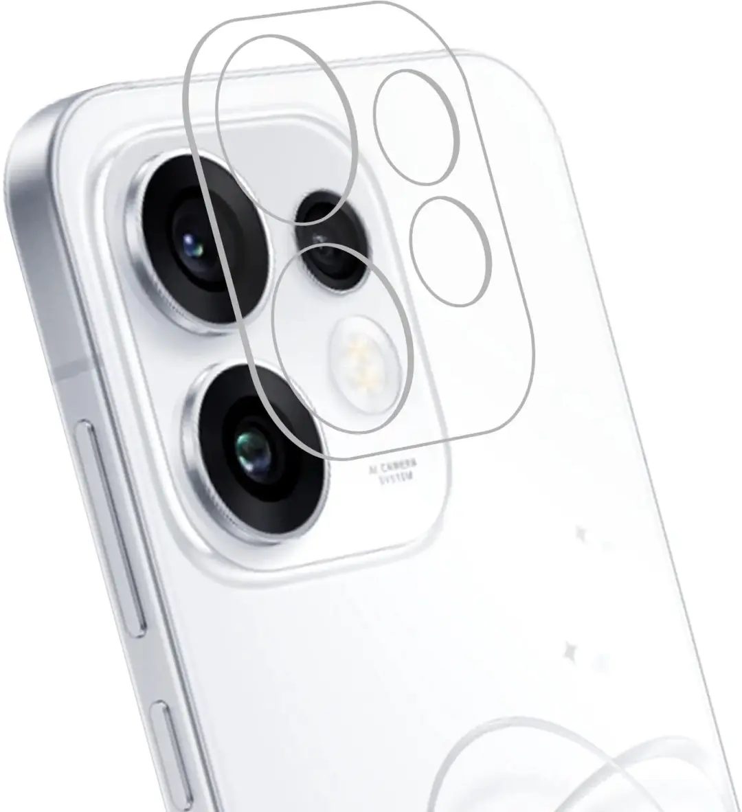Rosso Oppo Reno 16 Camera Lens Protector