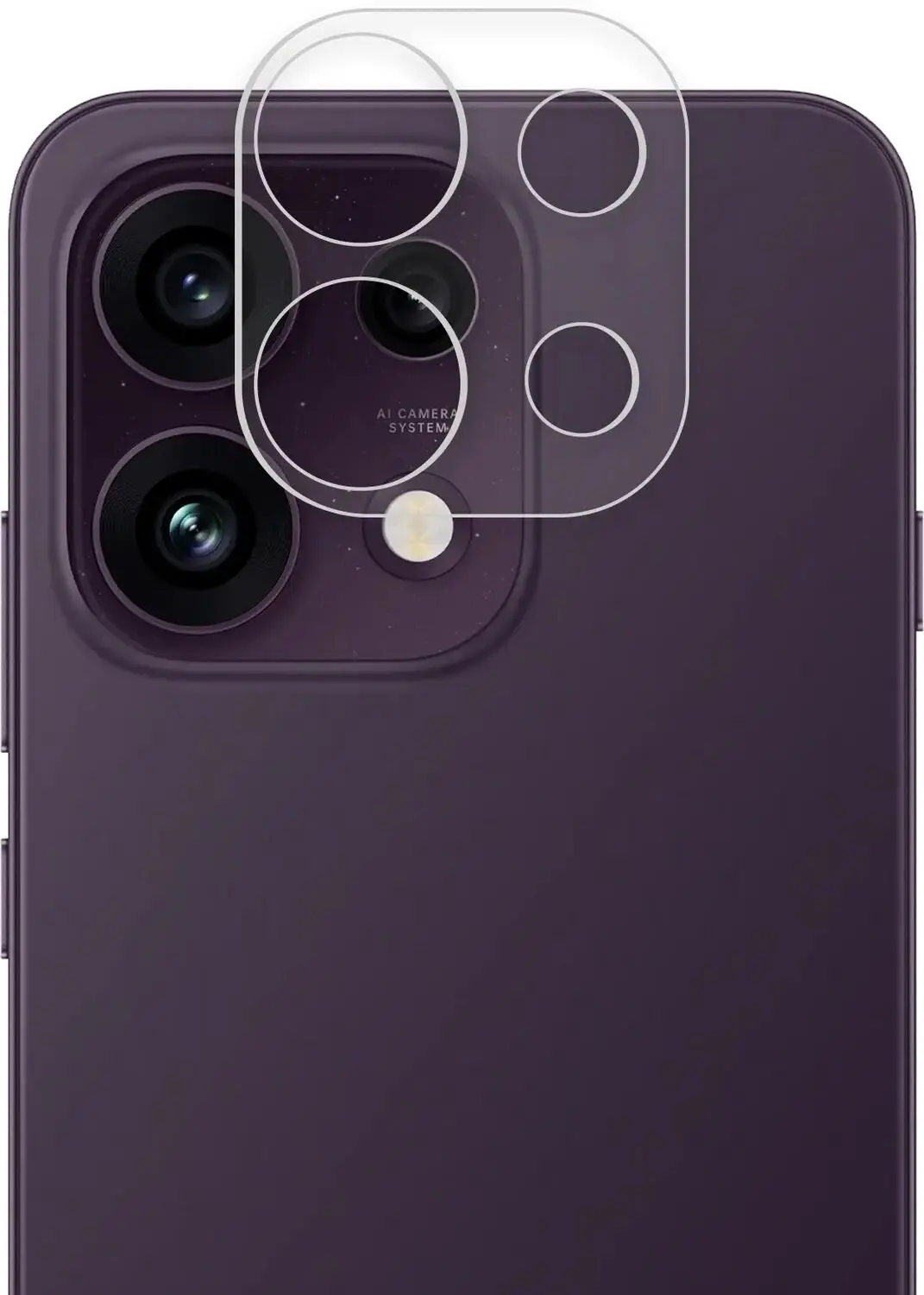 Rosso Oppo Reno 16F Camera Lens Protector - Transparant - afbeelding 5 van 6