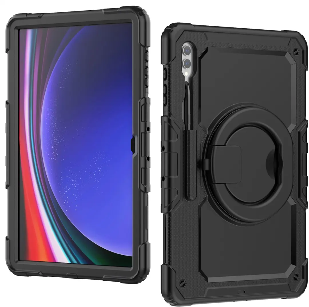 Mobilize Rotating Defender Samsung Galaxy Tab S10 Ultra Hoes Hard kunststof / Si