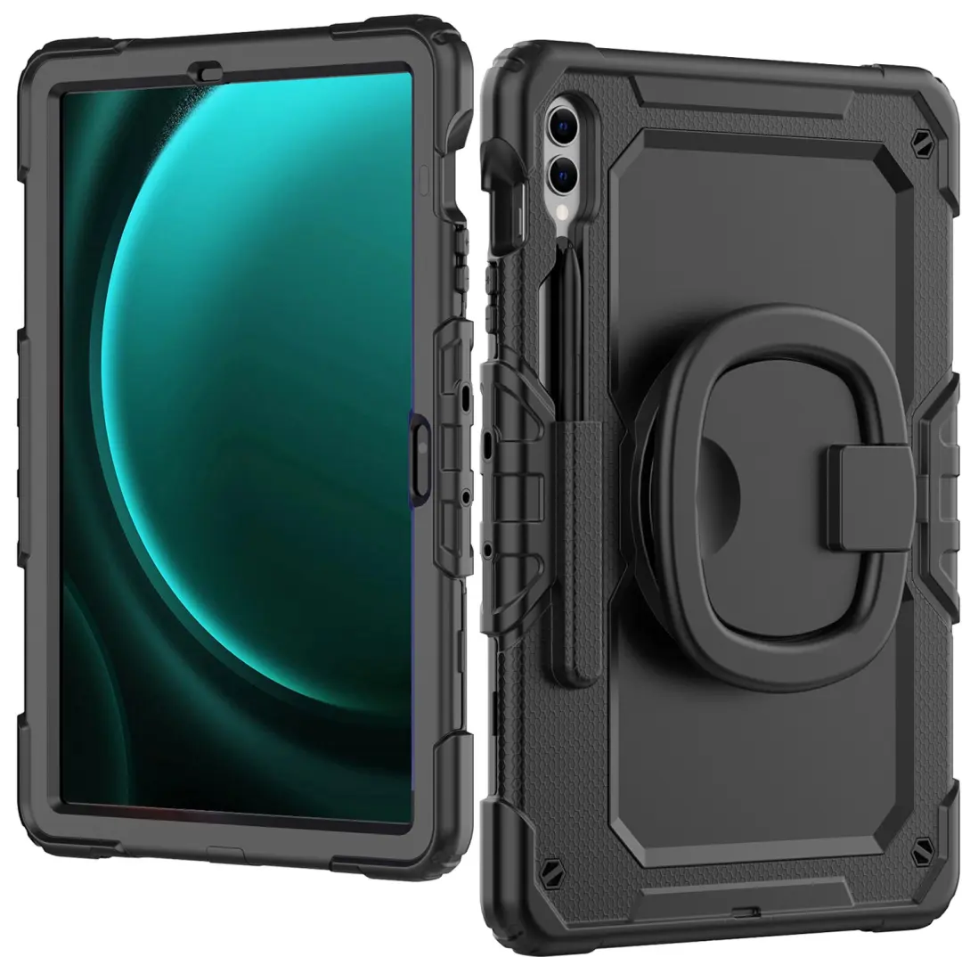 Mobilize Rotating Defender Samsung Galaxy Tab S10 Plus Hoes Hard kunststof / Sil