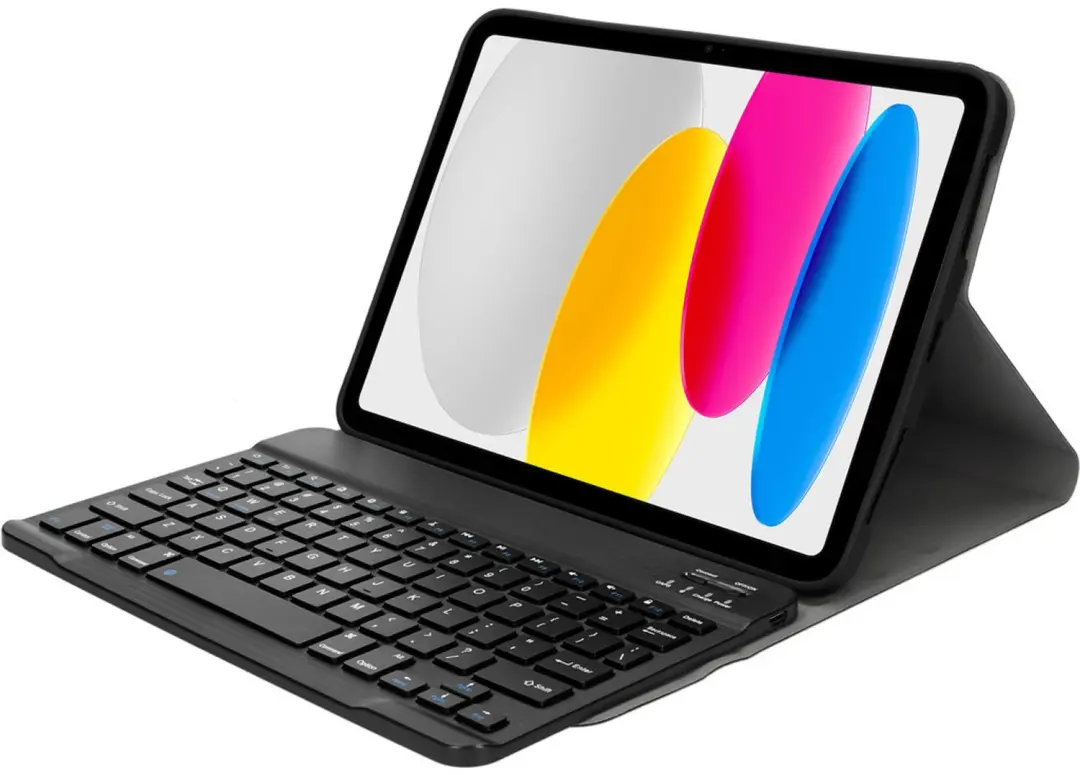 Mobiparts Bluetooth Keyboard iPad 11 (2025) Hoes QWERTY Toetsenbord Bookcase