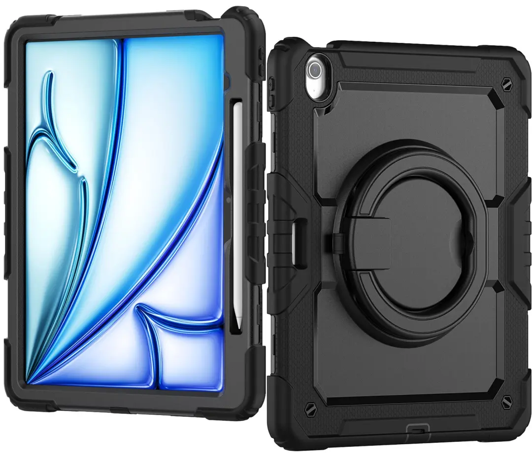 Mobilize Rotating Defender iPad Air 13 Inch (2025) Hoes Hard kunststof / Silicon