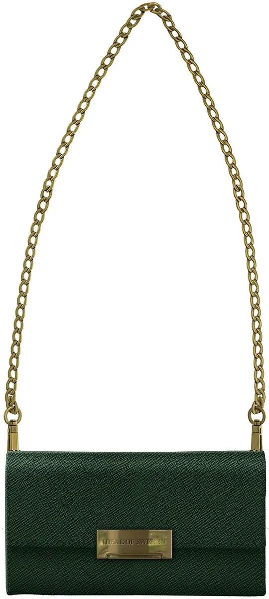 iDeal of Sweden Kensington Clutch iPhone Hoesje - Groen - 3 Pasjes - afbeelding 2 van 6