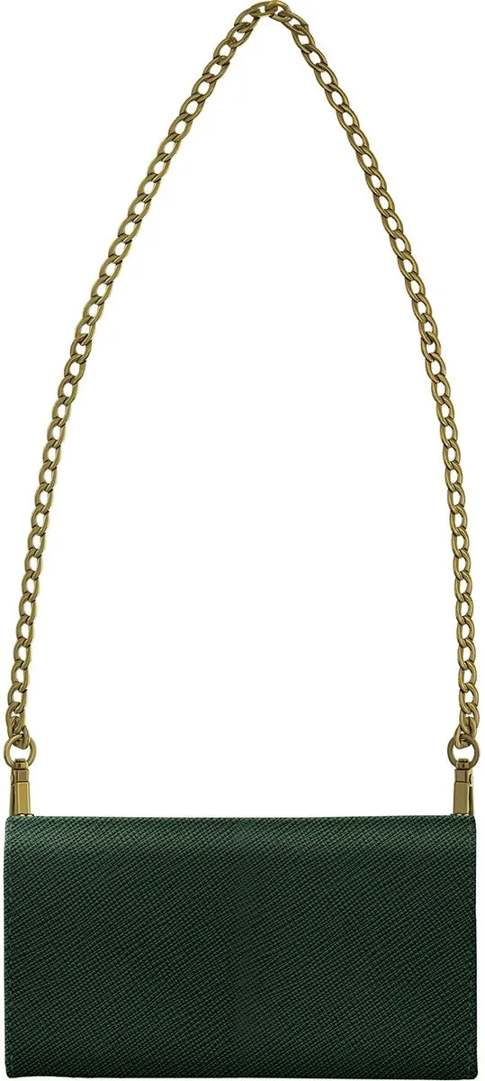 iDeal of Sweden Kensington Clutch iPhone Hoesje - Groen - 3 Pasjes - afbeelding 3 van 6