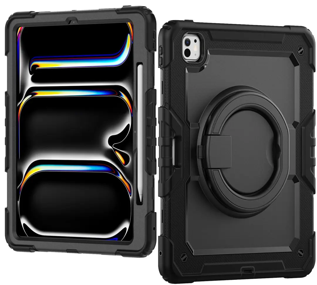 Mobilize Rotating Defender iPad Pro 13 Inch (2025) Hoes Hard kunststof / Silicon