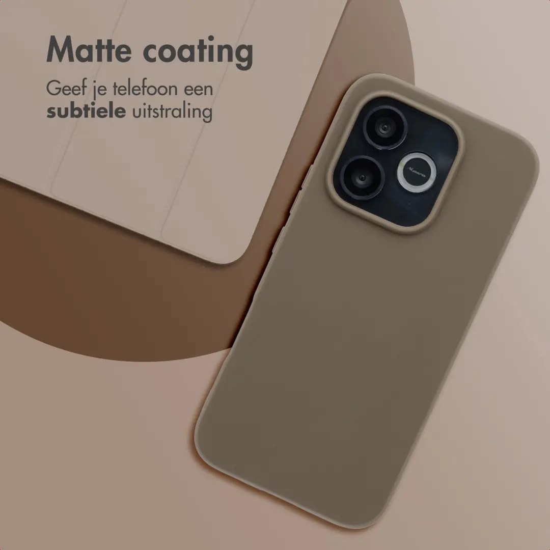 imoshion Color Backcover Hoesje voor Honor 600 Lite - Bruin - afbeelding 2 van 6