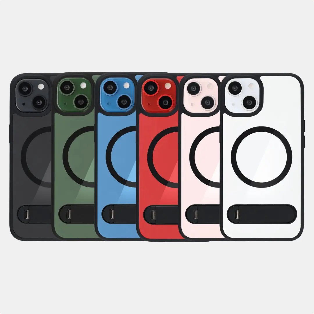 Accezz Hold Backcover iPhone 13 hoesje met MagSafe - Zwart - afbeelding 6 van 6