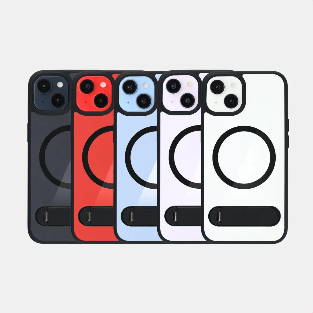 Accezz Hold Backcover iPhone 14 hoesje MagSafe - Zwart - afbeelding 6 van 6