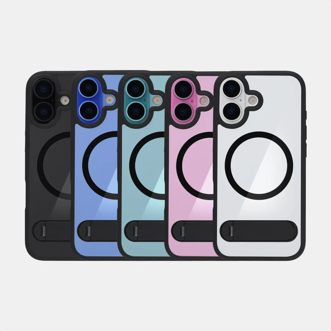 Accezz Hold Backcover iPhone 16 hoesje met MagSafe - Zwart - afbeelding 5 van 6