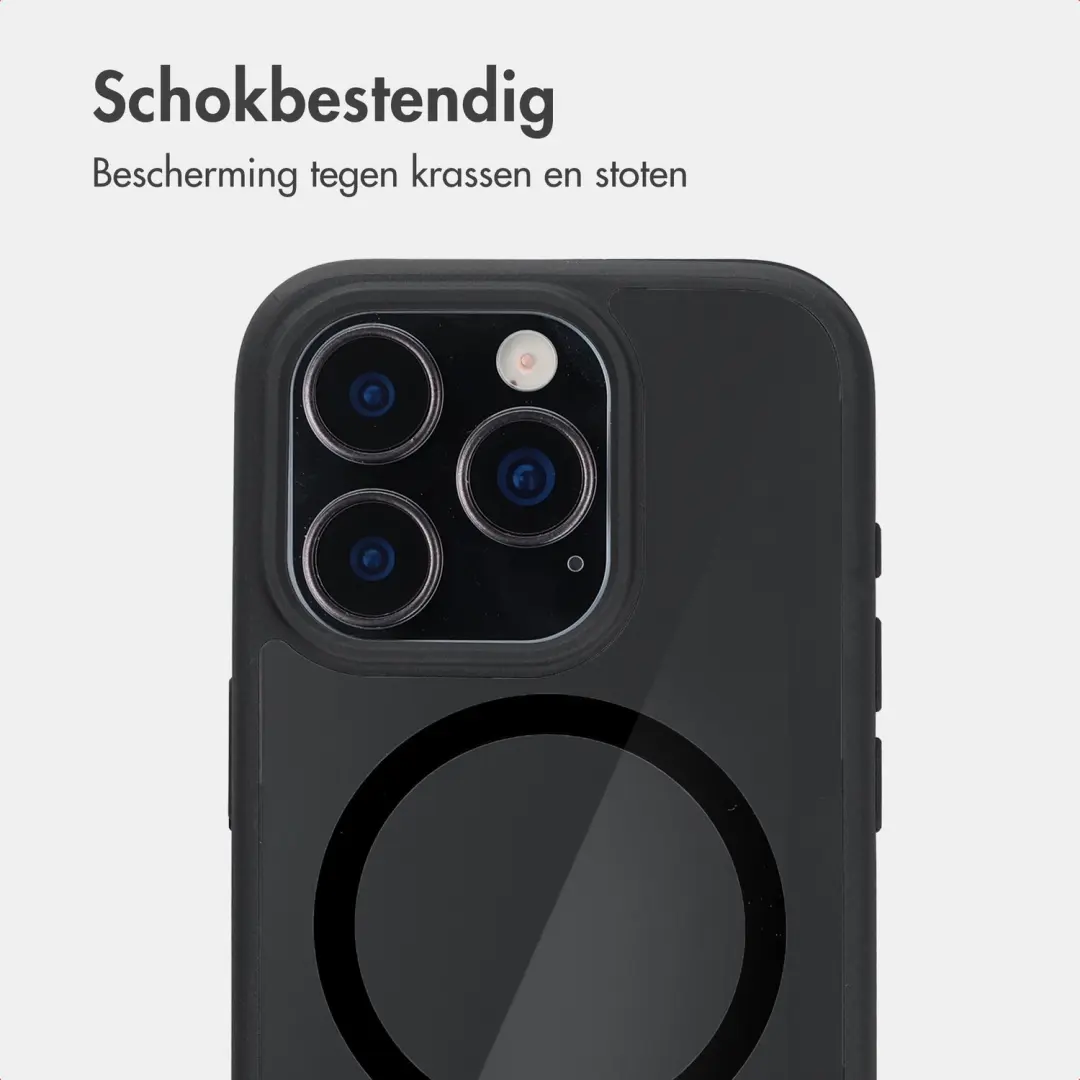 Accezz Hold Backcover iPhone 16 Pro met MagSafe - Zwart - afbeelding 4 van 6