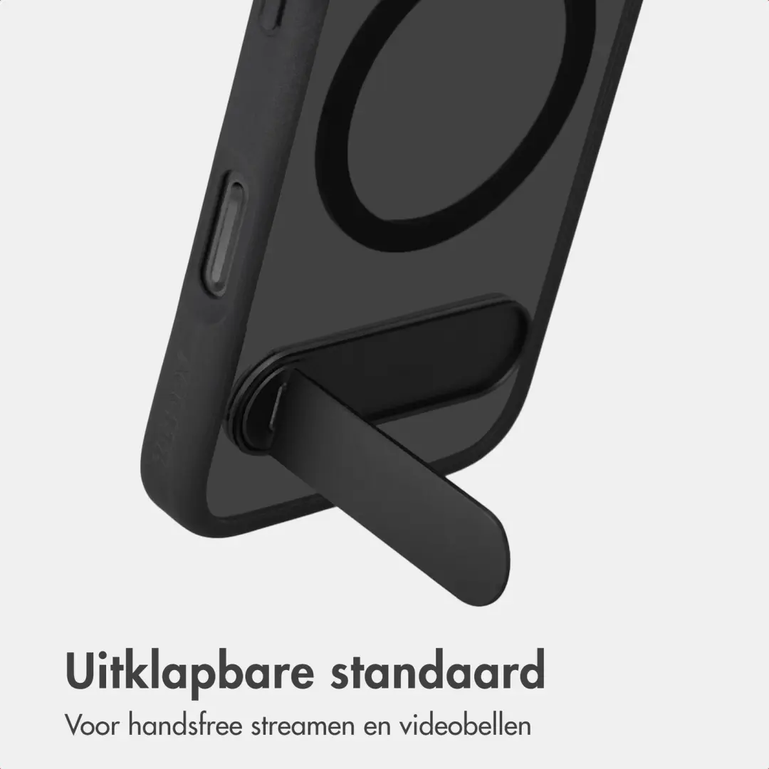 Accezz Hold Backcover iPhone 16 Pro met MagSafe - Zwart - afbeelding 2 van 6