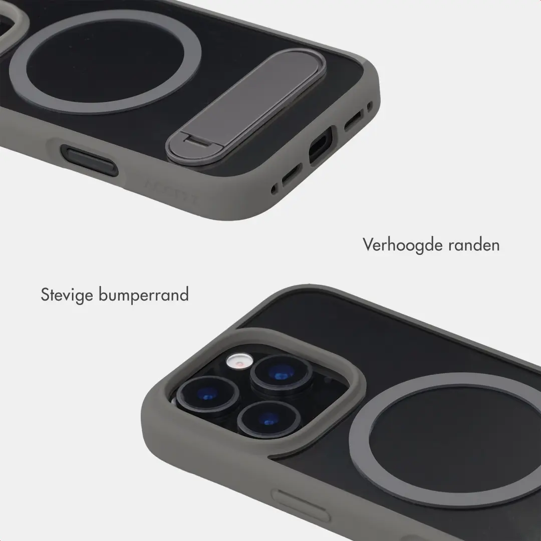 Accezz Hold Backcover iPhone 16 Pro - MagSafe - Grijs - afbeelding 6 van 6
