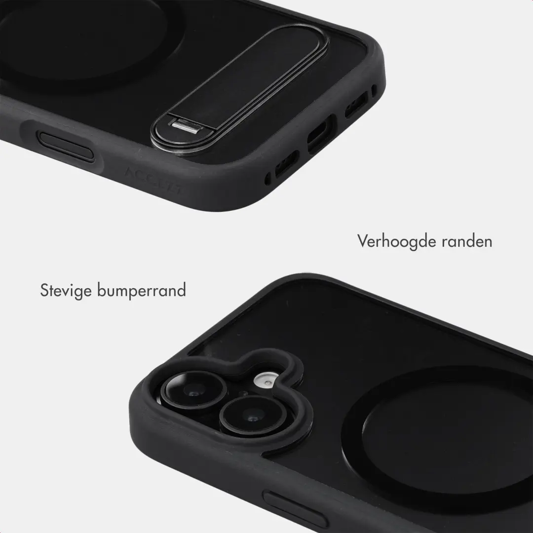 Accezz Hold Backcover iPhone 17 MagSafe Hoesje - Zwart - afbeelding 5 van 6
