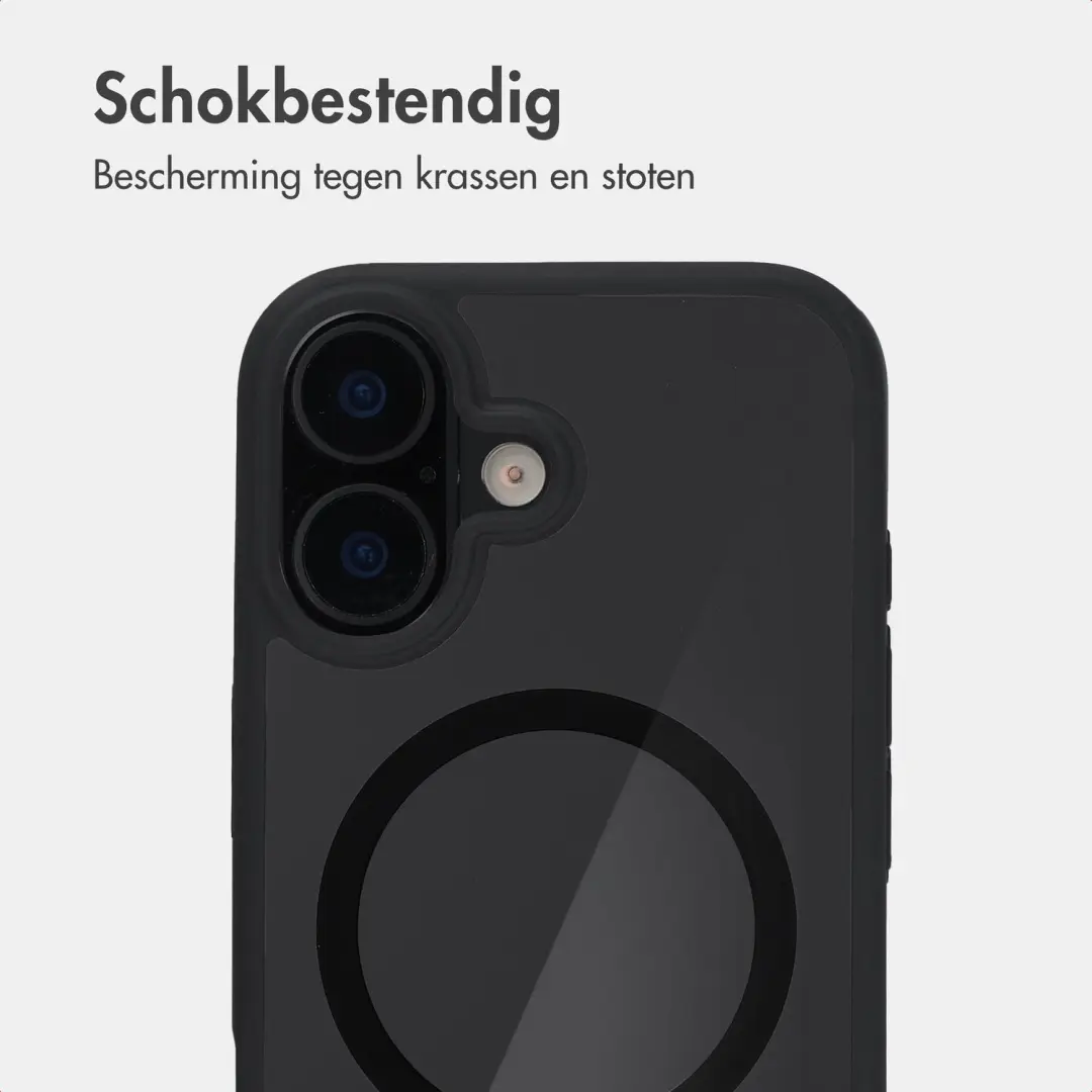 Accezz Hold Backcover iPhone 17 MagSafe Hoesje - Zwart - afbeelding 4 van 6