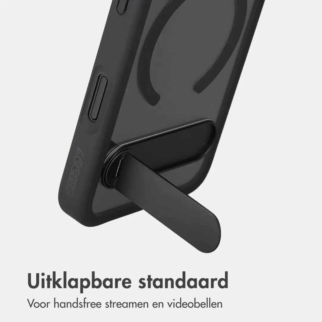 Accezz Hold Backcover iPhone 18 Pro / 17 Pro - MagSafe - Zwart - afbeelding 2 van 6