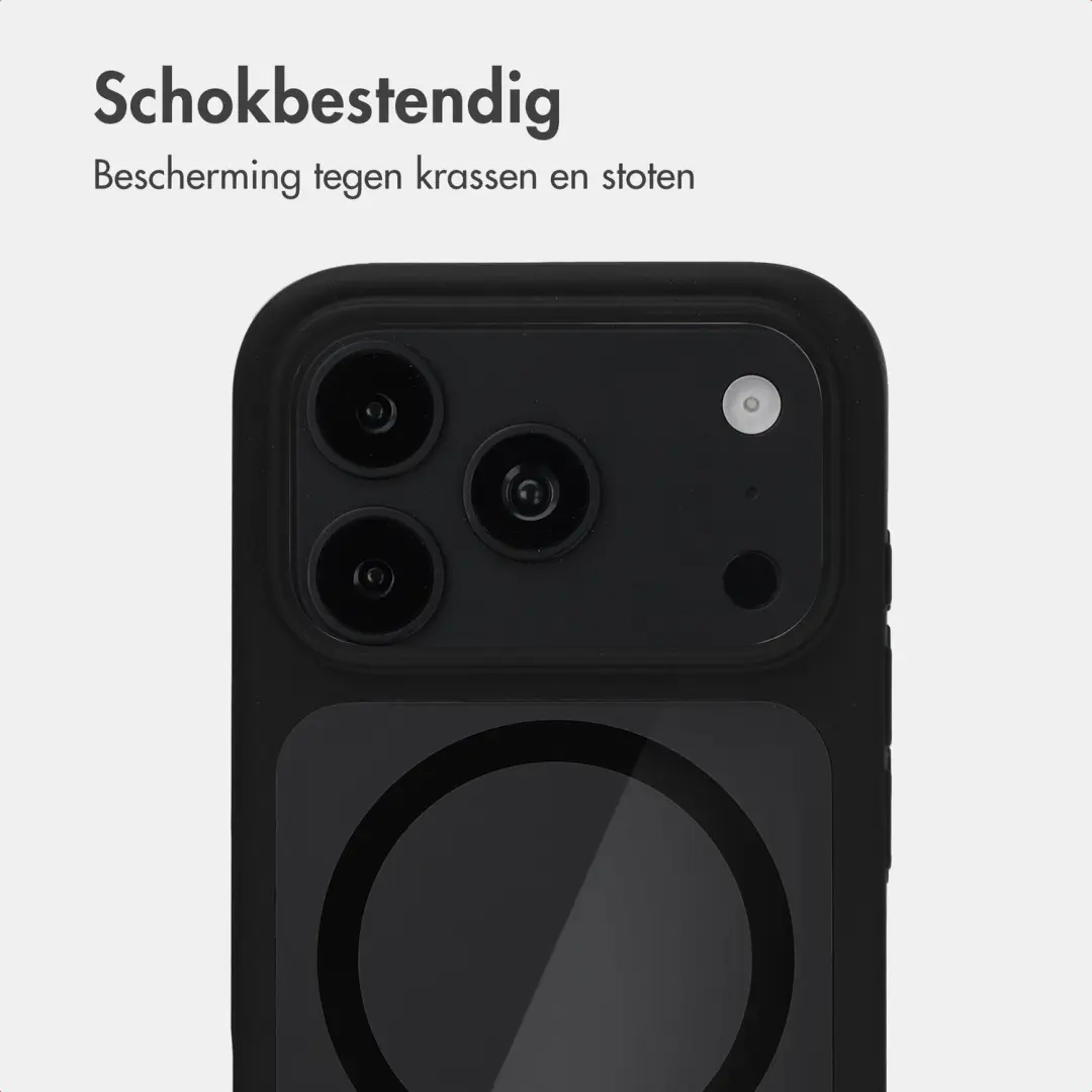 Accezz MagSafe Hoesje iPhone 18/17 Pro Max - Zwart - afbeelding 4 van 6