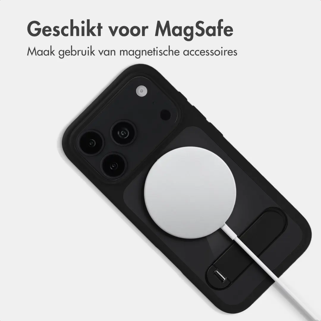 Accezz MagSafe Hoesje iPhone 18/17 Pro Max - Zwart - afbeelding 3 van 6