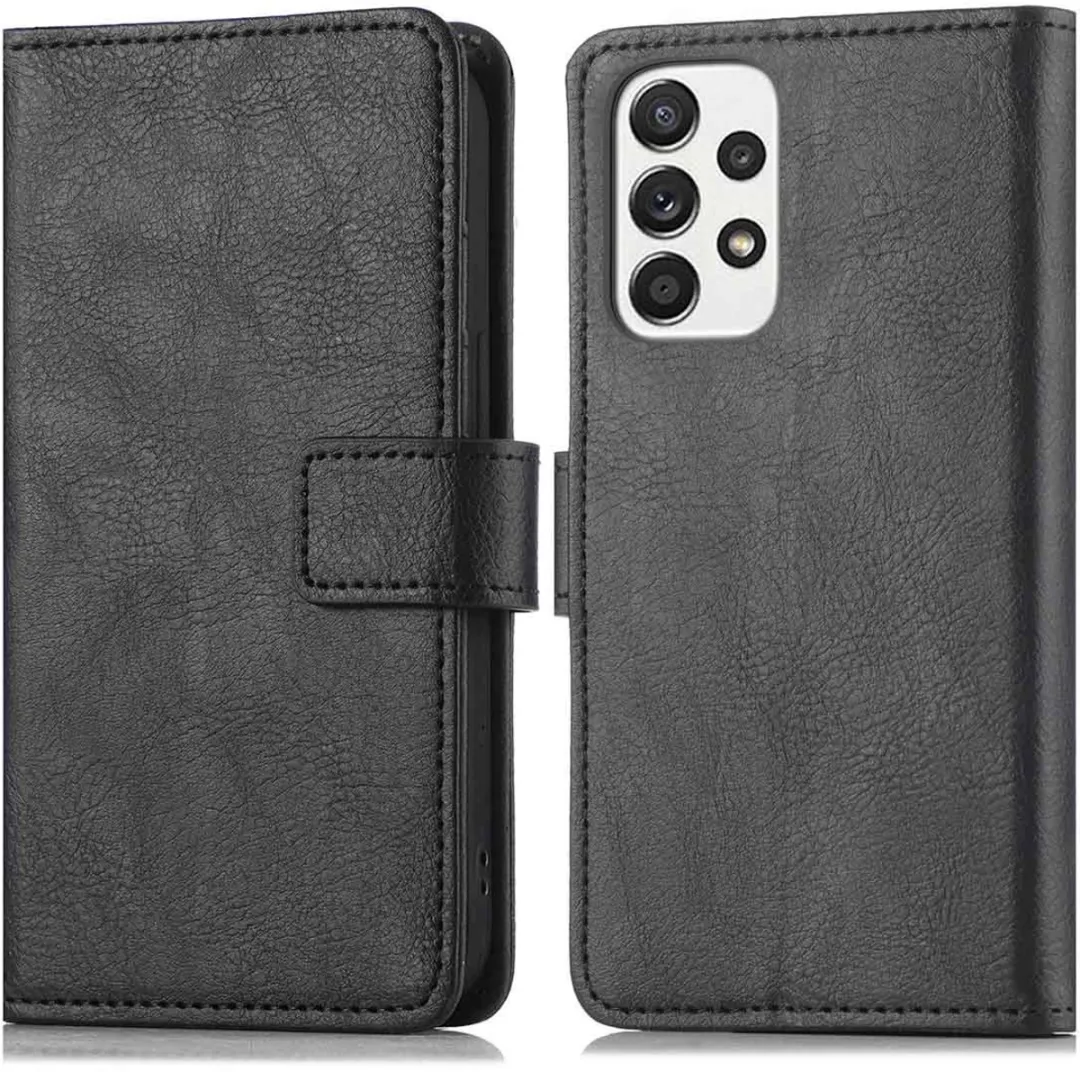 Imoshion Hoesje Samsung Galaxy A53 - 3 Pasjes - Zwart