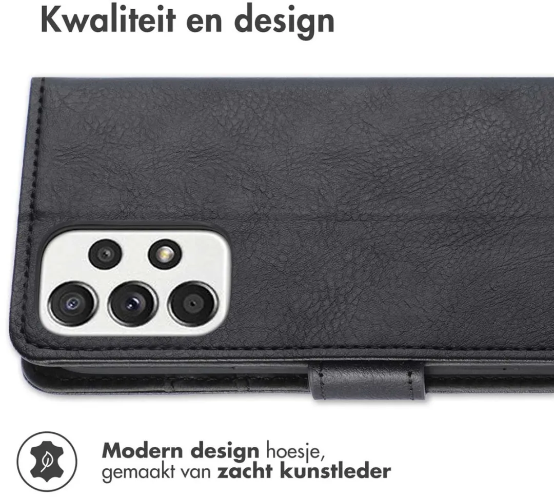 Imoshion Hoesje Samsung Galaxy A53 - 3 Pasjes - Zwart