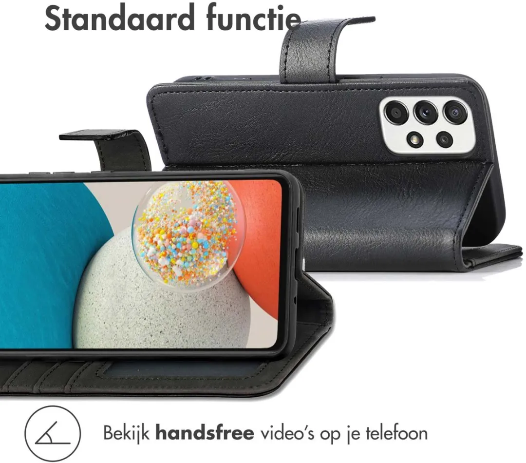 Imoshion Hoesje Samsung Galaxy A53 - 3 Pasjes - Zwart
