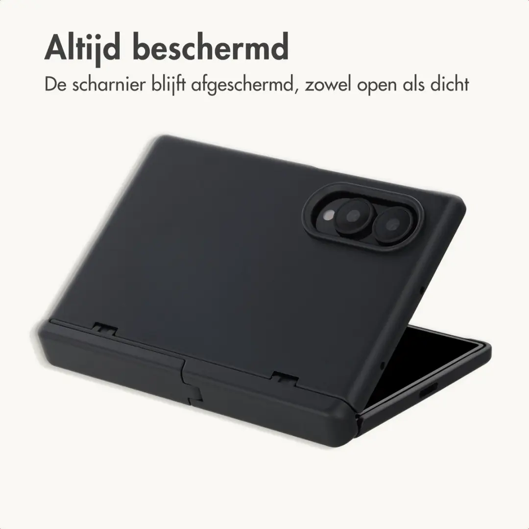 imoshion Color Backcover met Stand Samsung Galaxy Z Fold 8 Hoesje - Zwart - afbeelding 4 van 6
