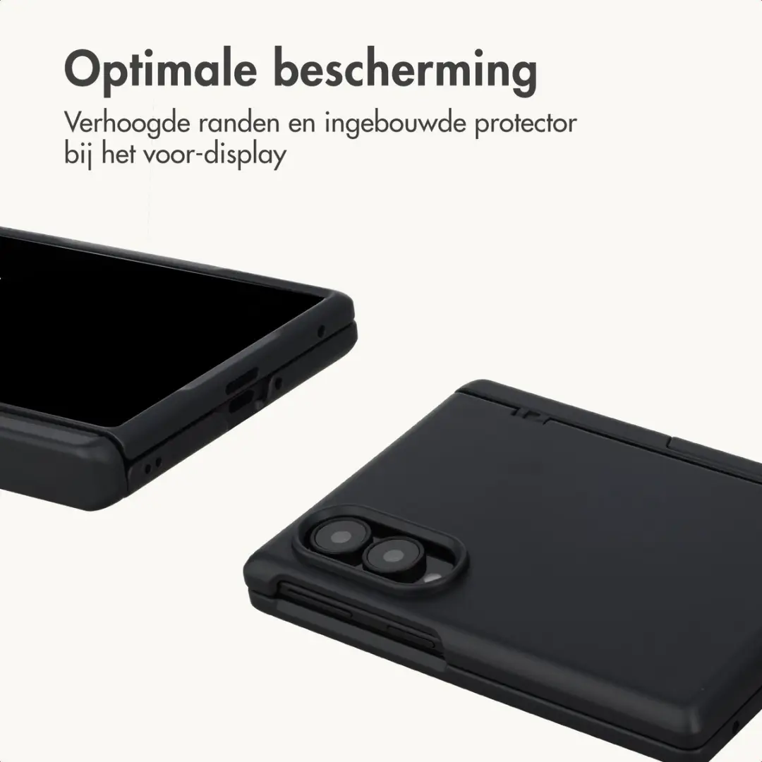 imoshion Color Backcover met Stand Samsung Galaxy Z Fold 8 Hoesje - Zwart - afbeelding 5 van 6