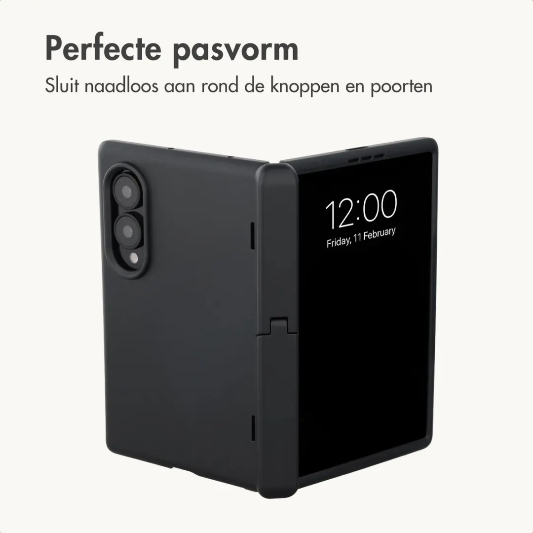 imoshion Color Backcover met Stand Samsung Galaxy Z Fold 8 Hoesje - Zwart - afbeelding 6 van 6