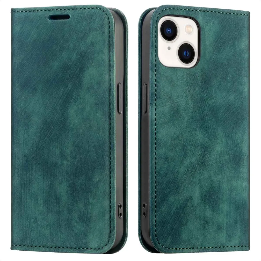 Imoshion Hoesje iPhone 13/14 Slim Bookcase Groen