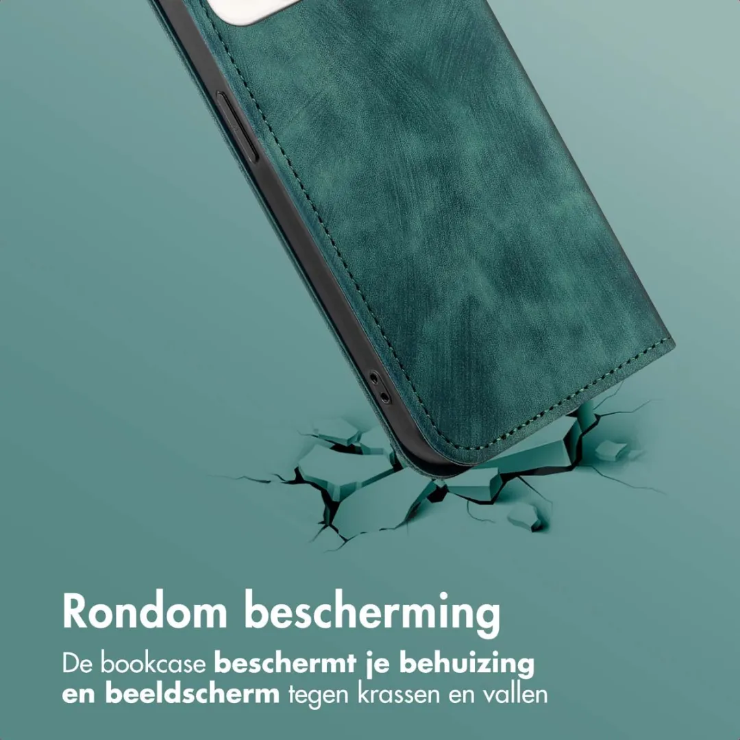 Imoshion Hoesje iPhone 13/14 Slim Bookcase Groen - 2 Pasjes