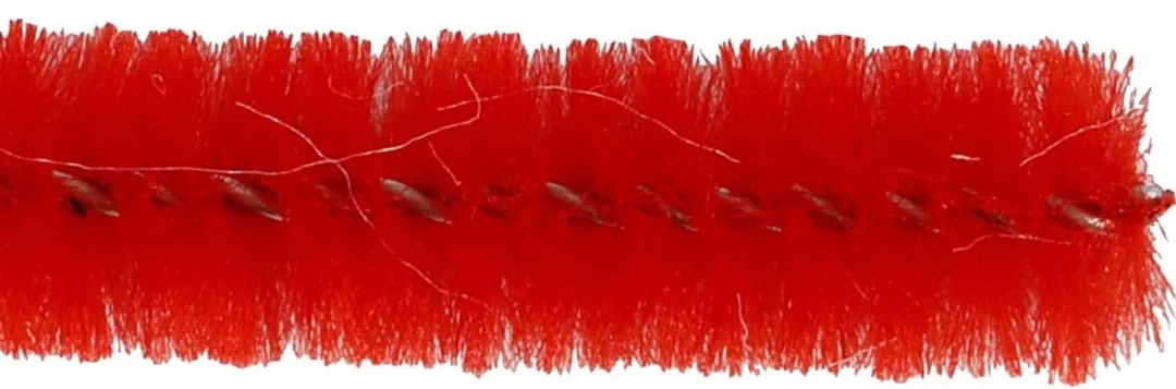 Creativ Company Chenilledraad 6mm - Rood - 50 Stuks