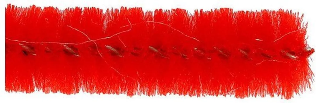 Creativ Company Chenilledraad 6mm - Rood - 50 Stuks
