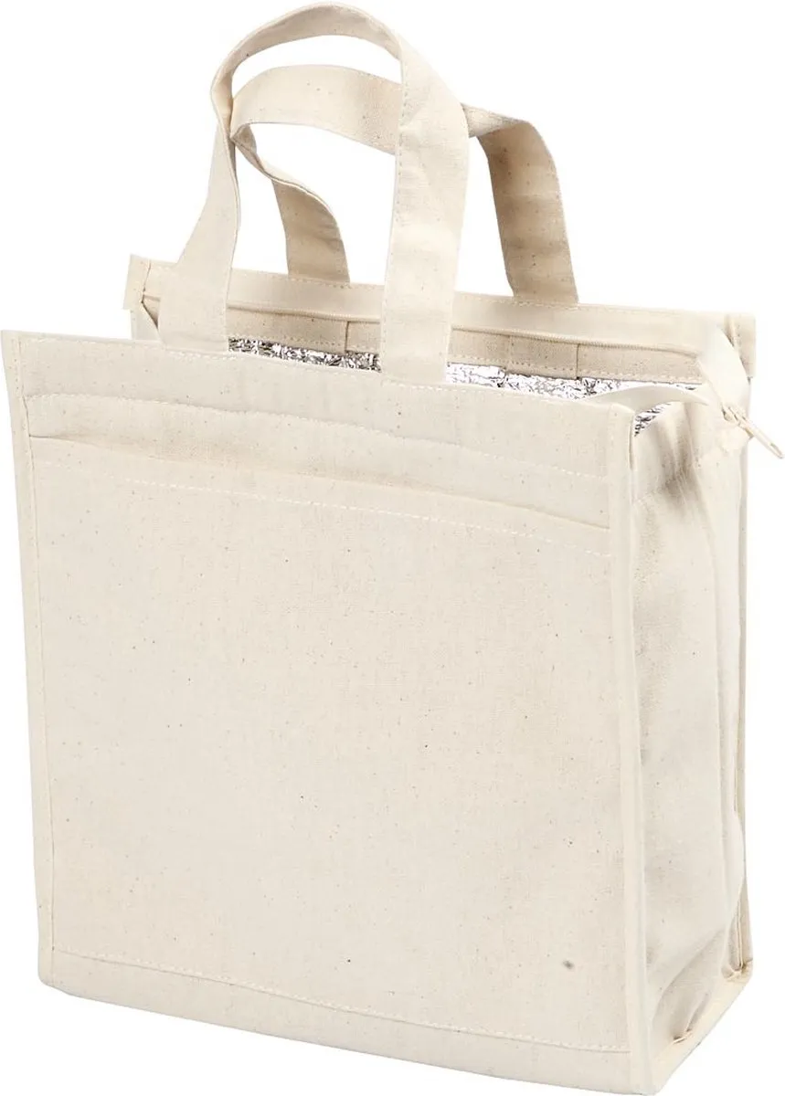 Creativ Company Katoenen Koeltas 25x24x12cm - Beige
