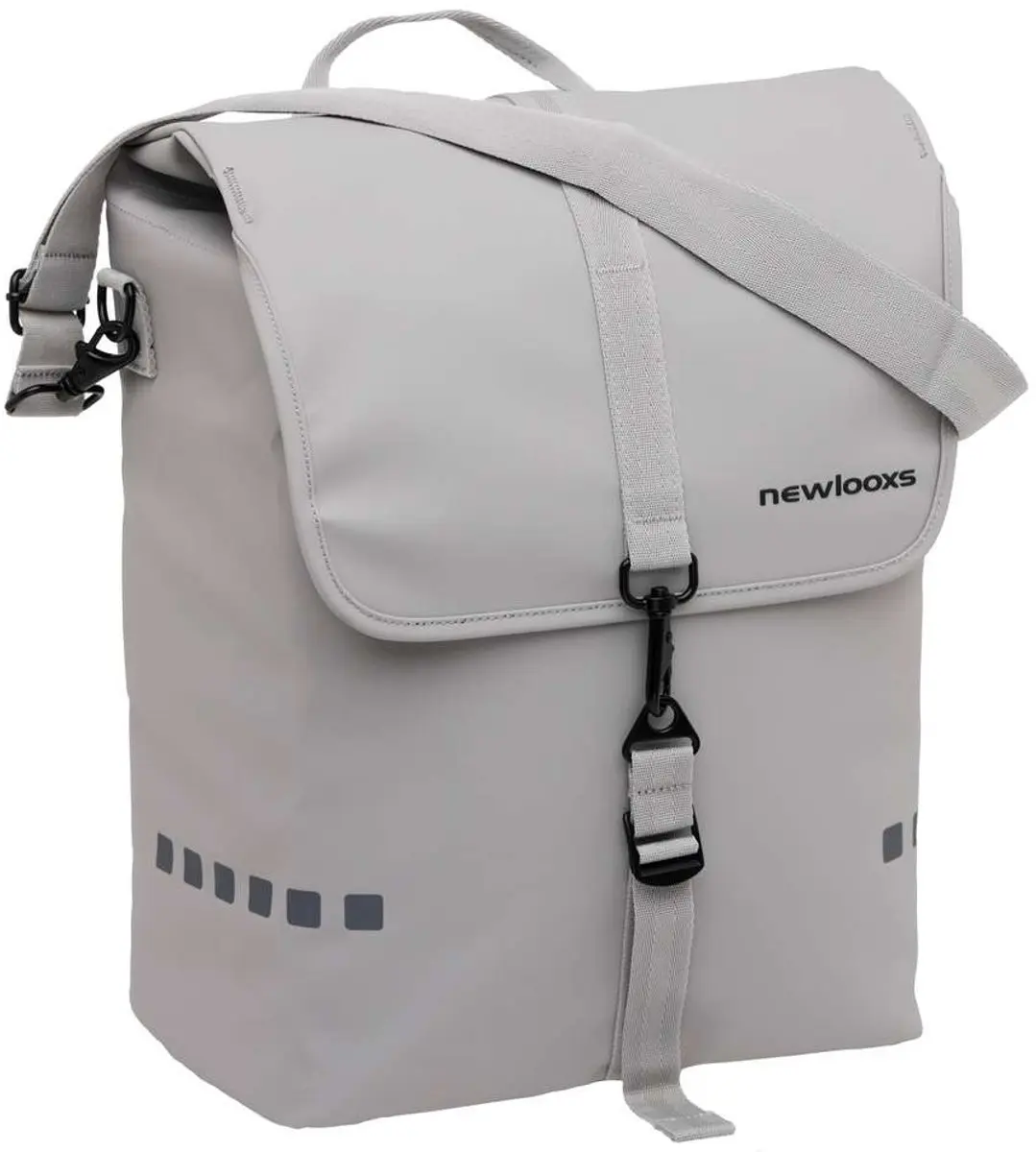 New Looxs fietstas enkel Odense light grey 17,5L