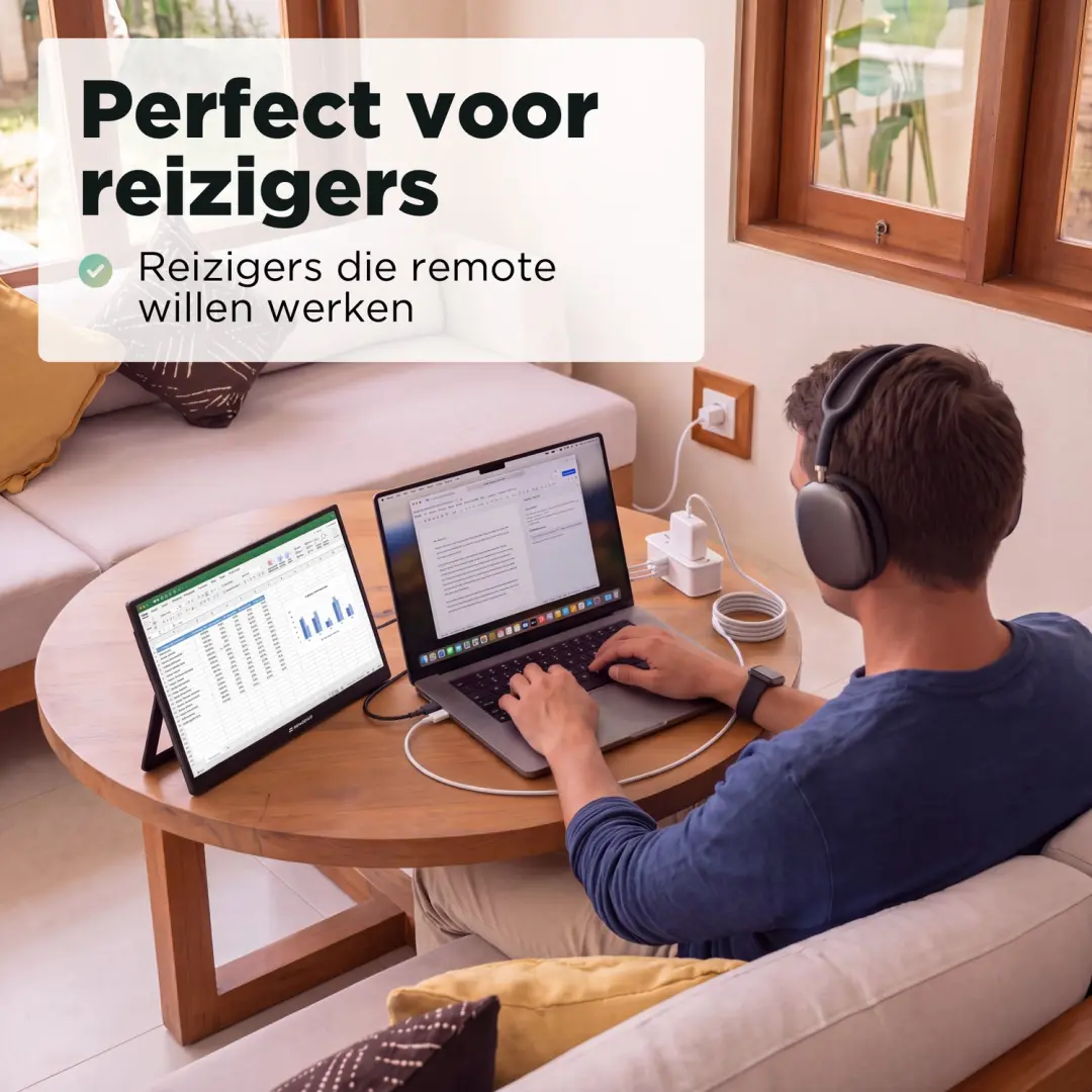 Remodius OL-C01-PQ30 Reisstekkerdoos 30W - Wit - afbeelding 6 van 6