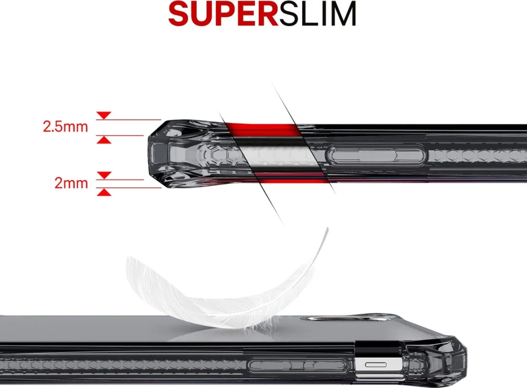 ITSKINS Spectrum Clear Apple iPhone 6/6s Hoesje - Zwart