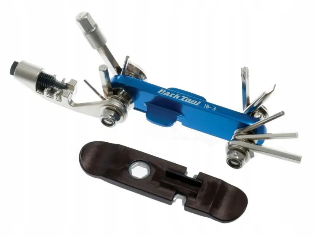 Park Tool IB-3 Inbus Multitool - 13 Functies - Zilver/Blauw - afbeelding 4 van 5