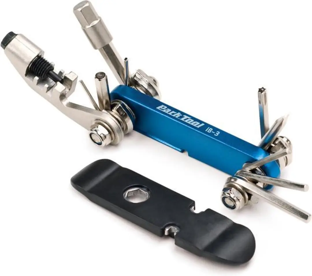 Park Tool IB-3 Inbus Multitool - 13 Functies - Zilver/Blauw - afbeelding 2 van 5