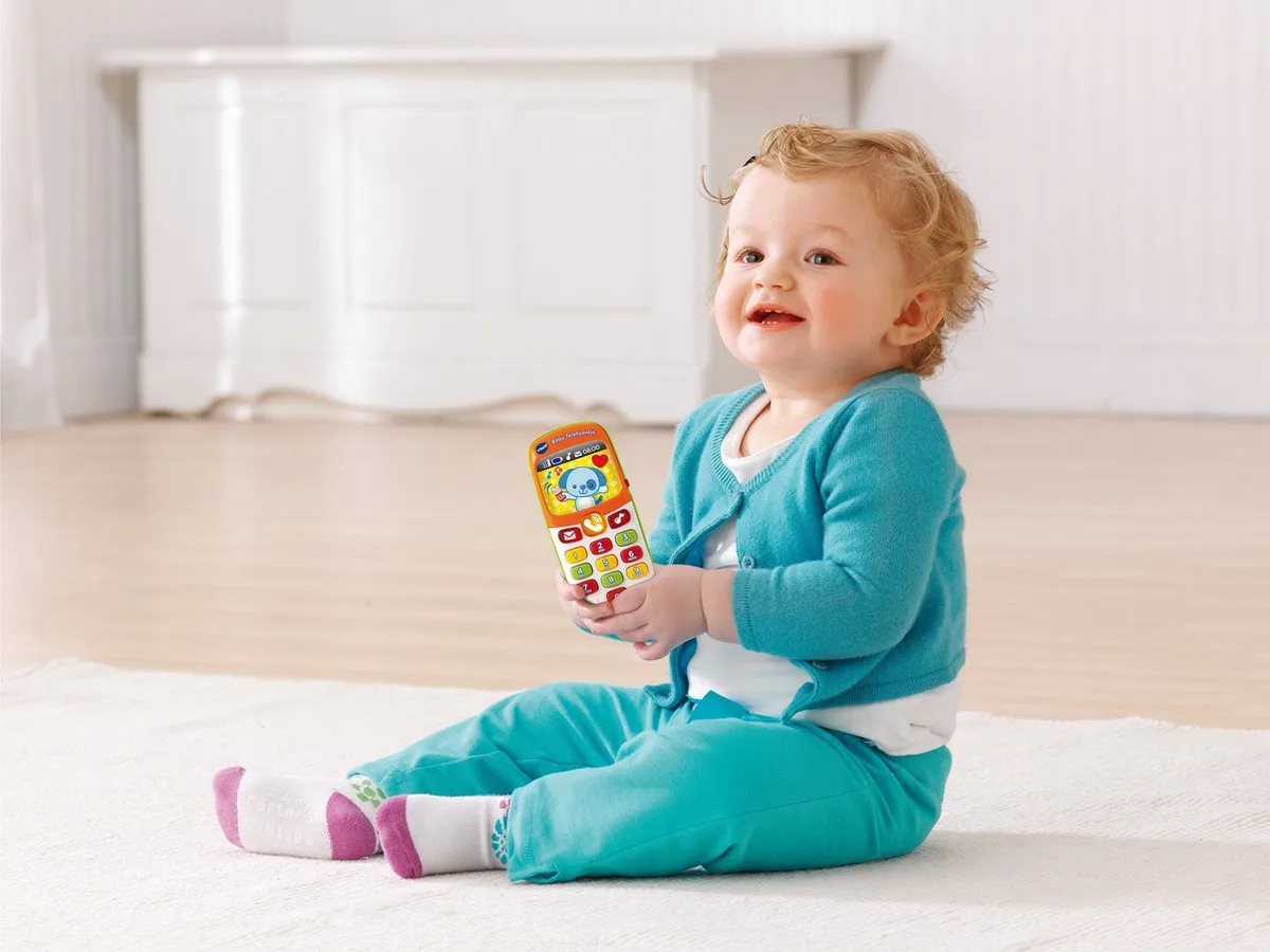 VTech Baby Telefoon Interactief Speelgoed - Educatief Speelgoedtelefoon - Cadeau - Oranje
