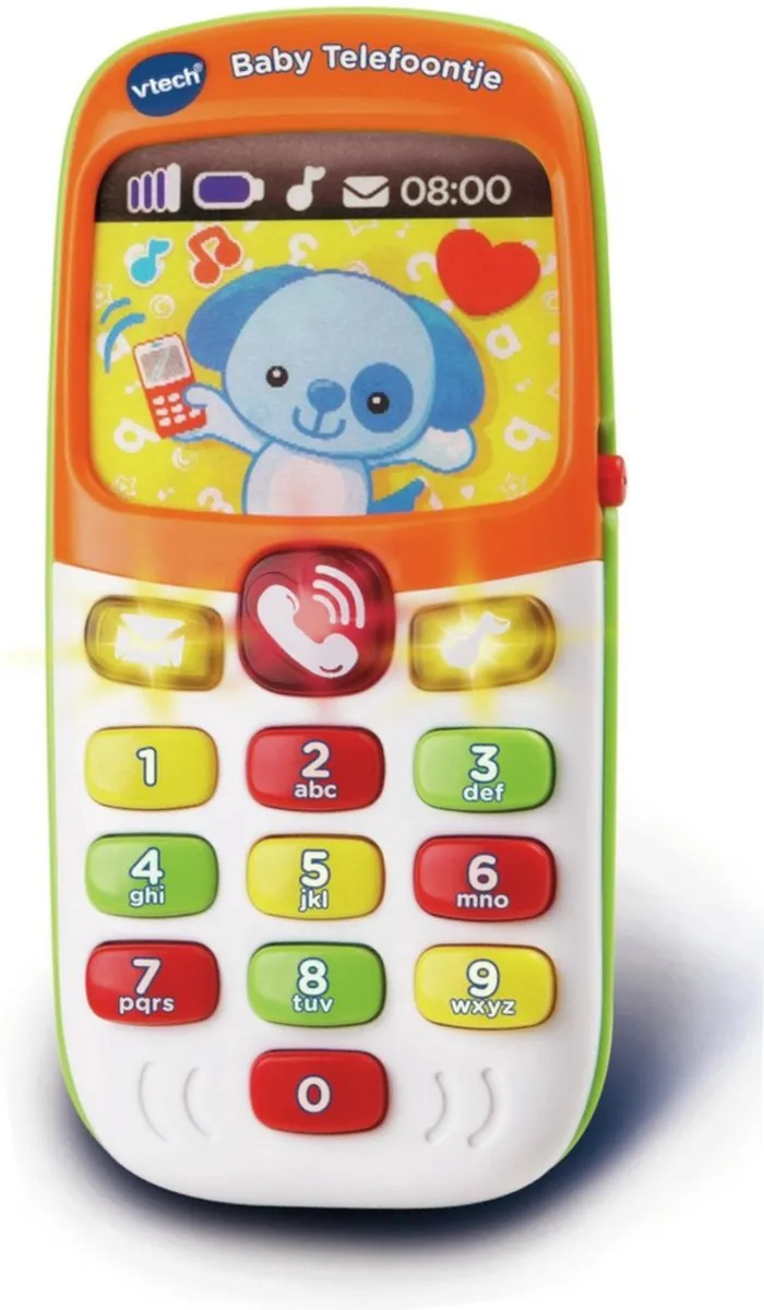 VTech Baby Telefoon Interactief Speelgoed - Educatief Speelgoedtelefoon - Cadeau - Oranje