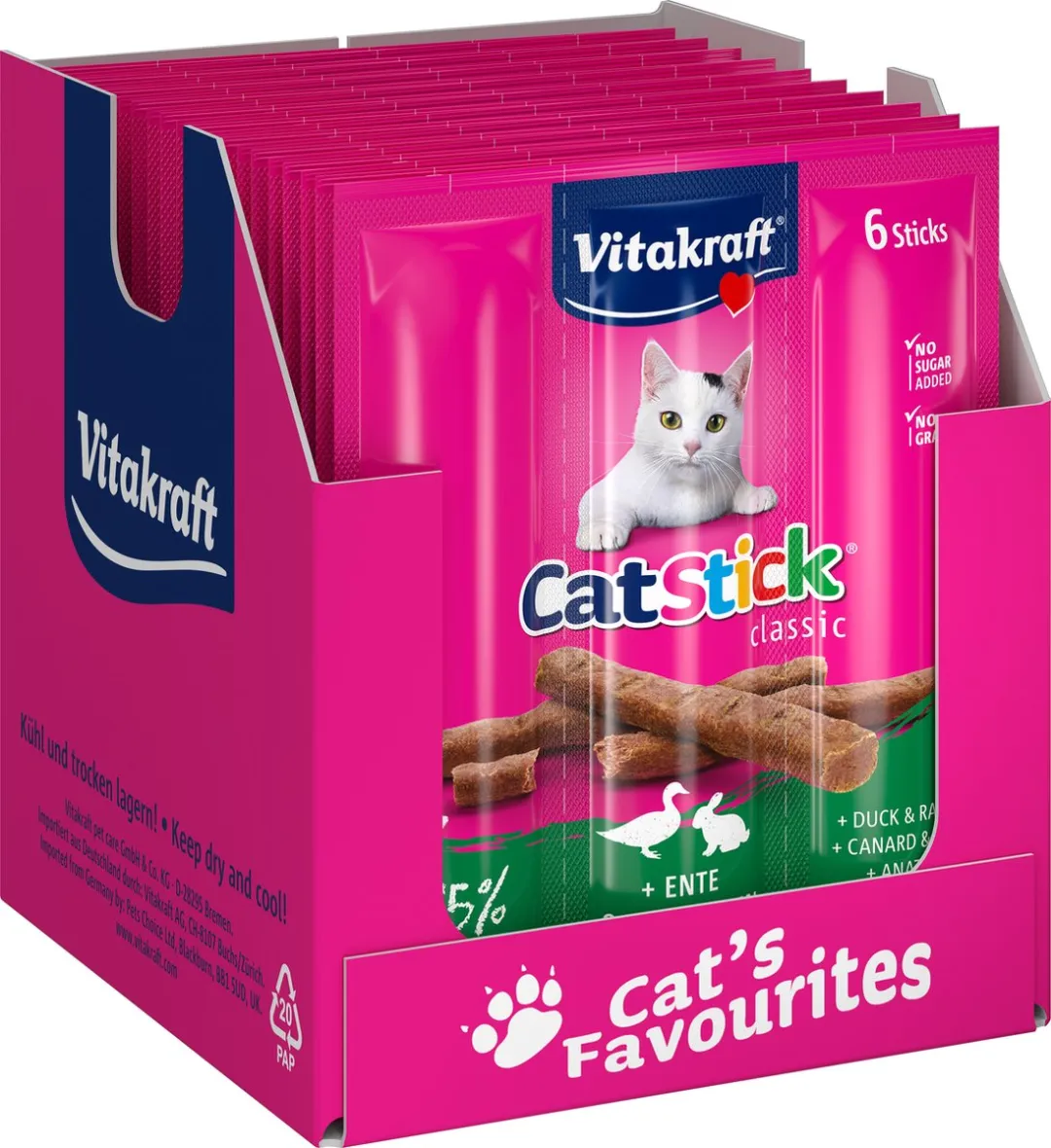 Vitakraft Cat Stick Eend & Konijn