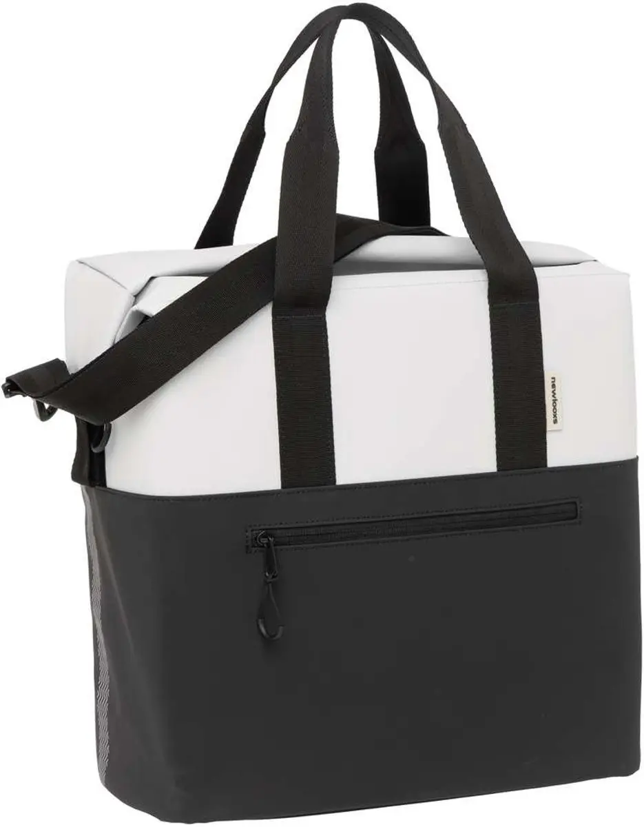 New Looxs fietstas enkel Nyborg Shopper l. grey/black 26L