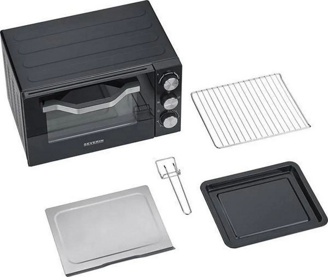 Severin TO2070 Grilloven 20L - 1380W - Zwart