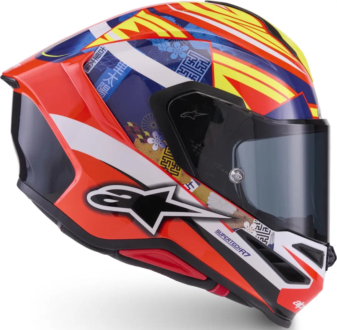 Alpinestars Supertech R7 Taiyo Furusato Helm - Maat L - afbeelding 6 van 6