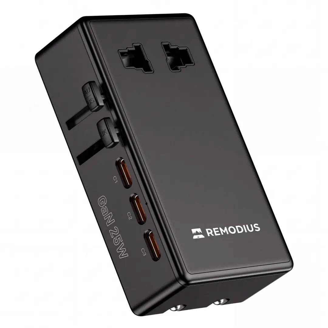 Remodius Ultra Dunne Wereldstekker OL-J01-PQ25
