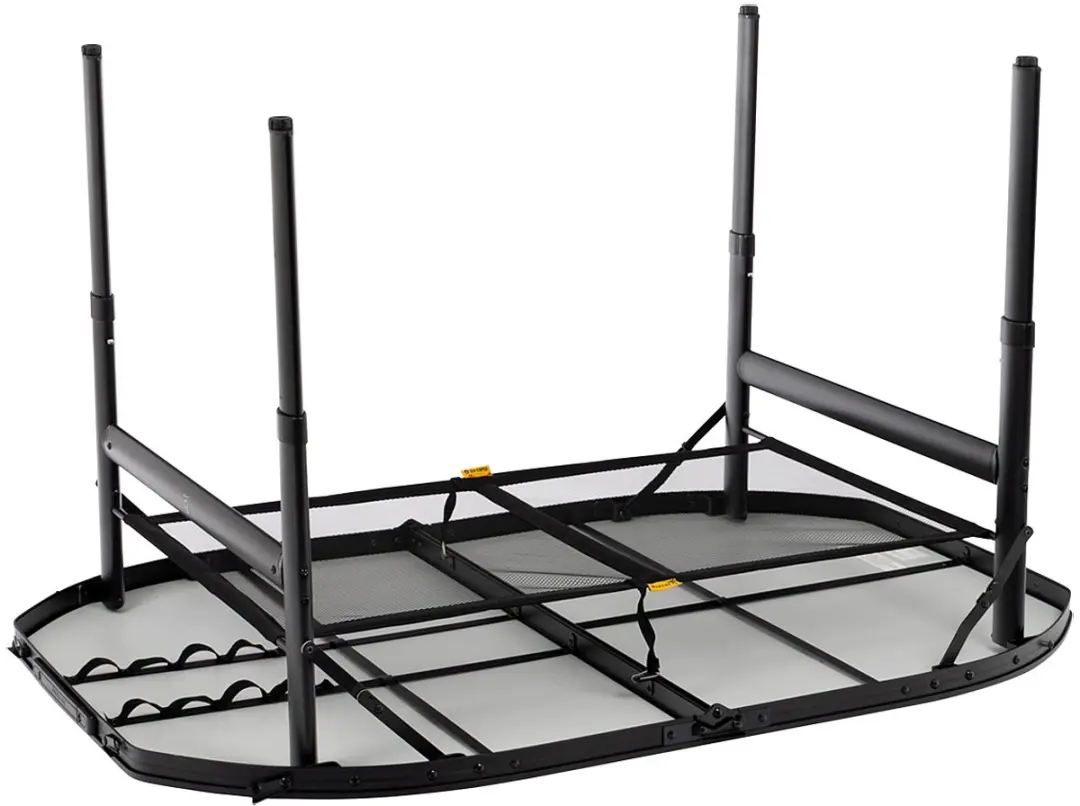 Bo-Camp Industrial Melrose Tafel Ovaal - Koffermodel - Bruin - afbeelding 3 van 6