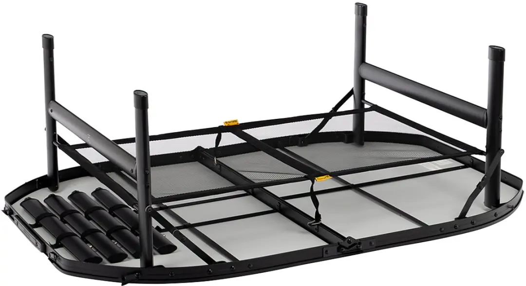 Bo-Camp Industrial Melrose Tafel Ovaal - Koffermodel - Bruin - afbeelding 5 van 6