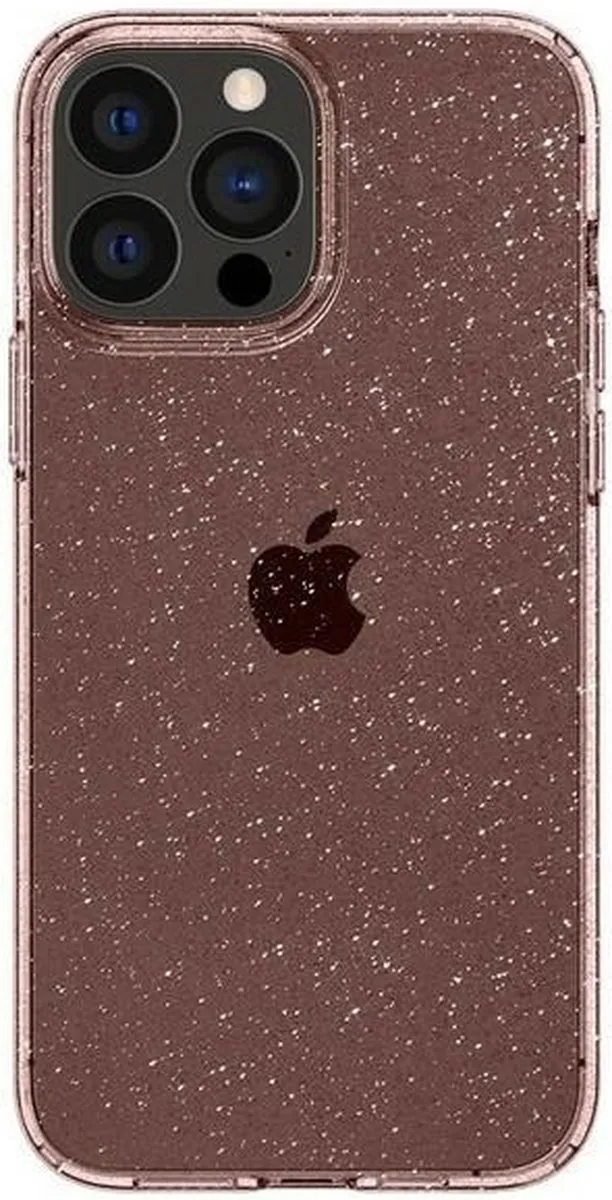 Spigen Liquid Crystal Hoesje iPhone 13 Pro - Roze Glitter