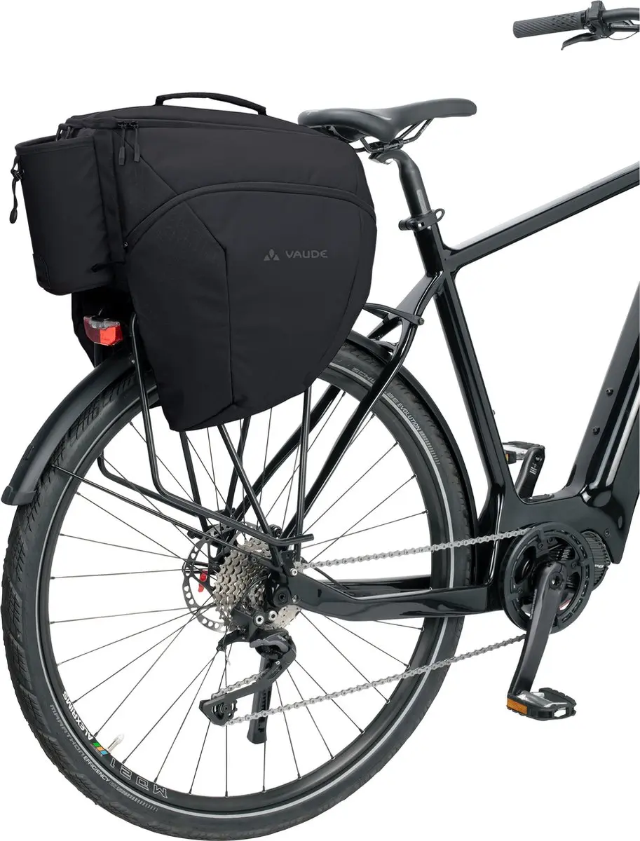 Vaude eSilkroad Plus UniKlip Fietstas - 27L - Zwart - afbeelding 4 van 6