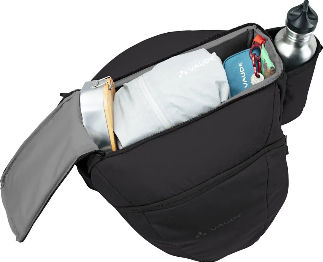 Vaude eSilkroad Plus UniKlip Fietstas - 27L - Zwart - afbeelding 2 van 6