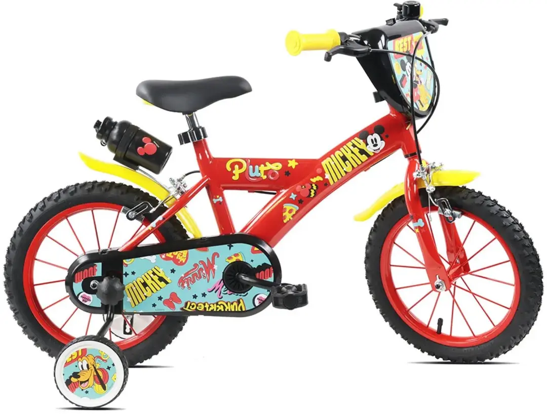 Denver Mickey Mouse 14´´ Fiets Rood 4-6 Years Jongen